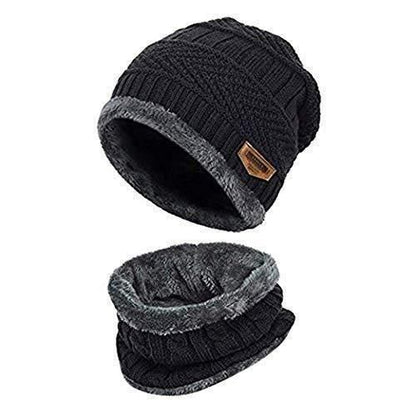 🧣 Unisex Woolen Cap Set – Warm • Stylish • Perfect for Winter