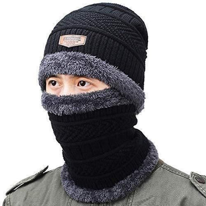 🧣 Unisex Woolen Cap Set – Warm • Stylish • Perfect for Winter